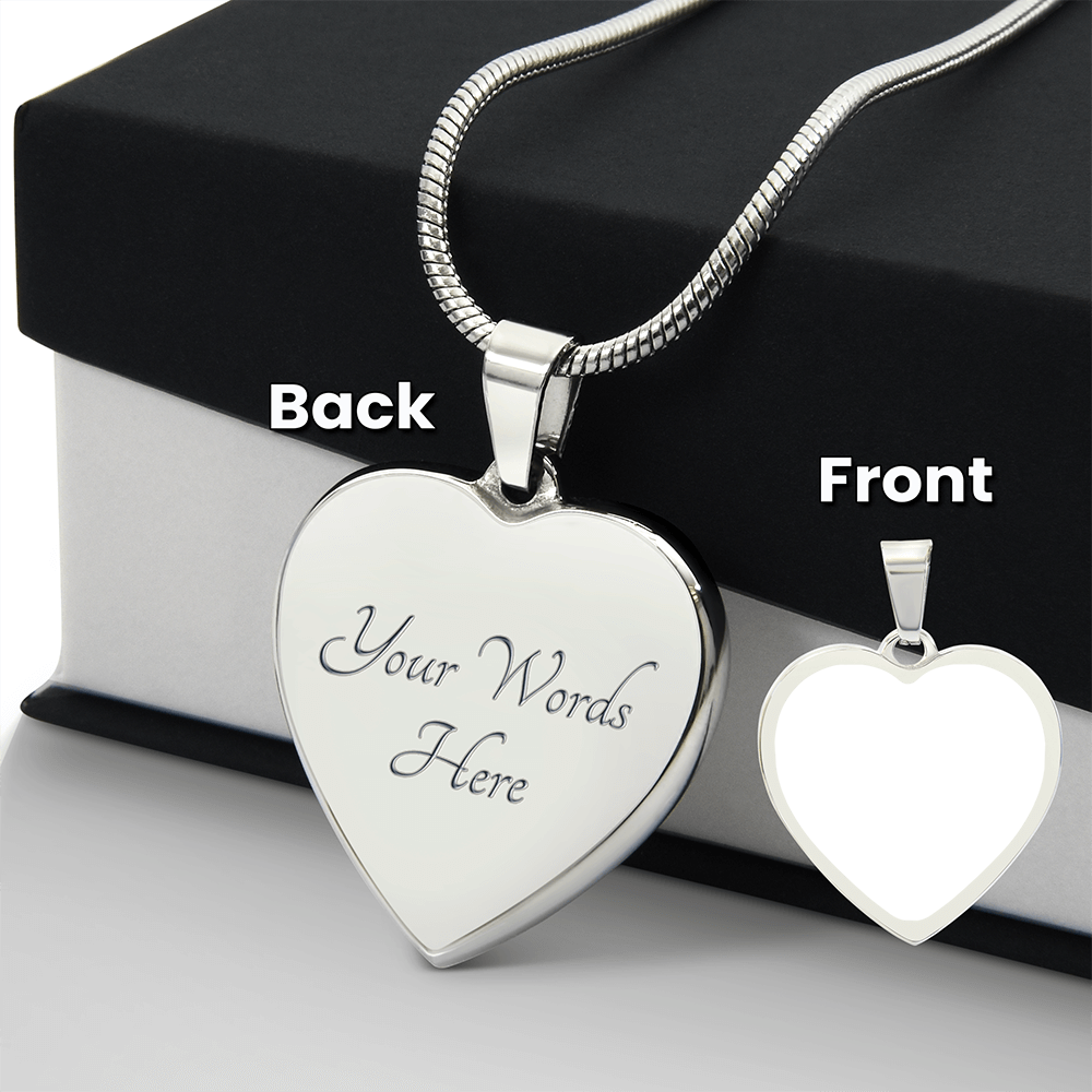 Engraved Heart Necklace