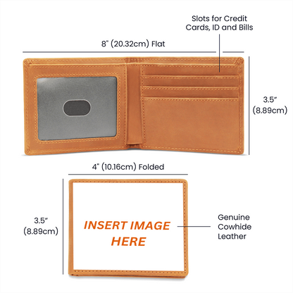 Graphic Leather Wallet, upload your image