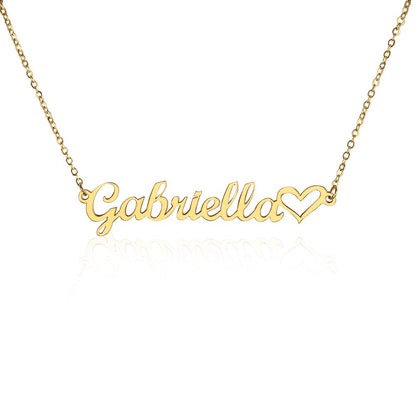 Heart Name Necklace