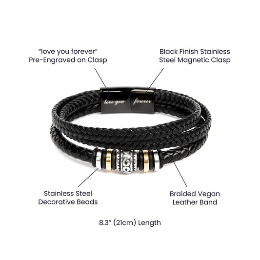 Men's "Love You Forever" Bracelet