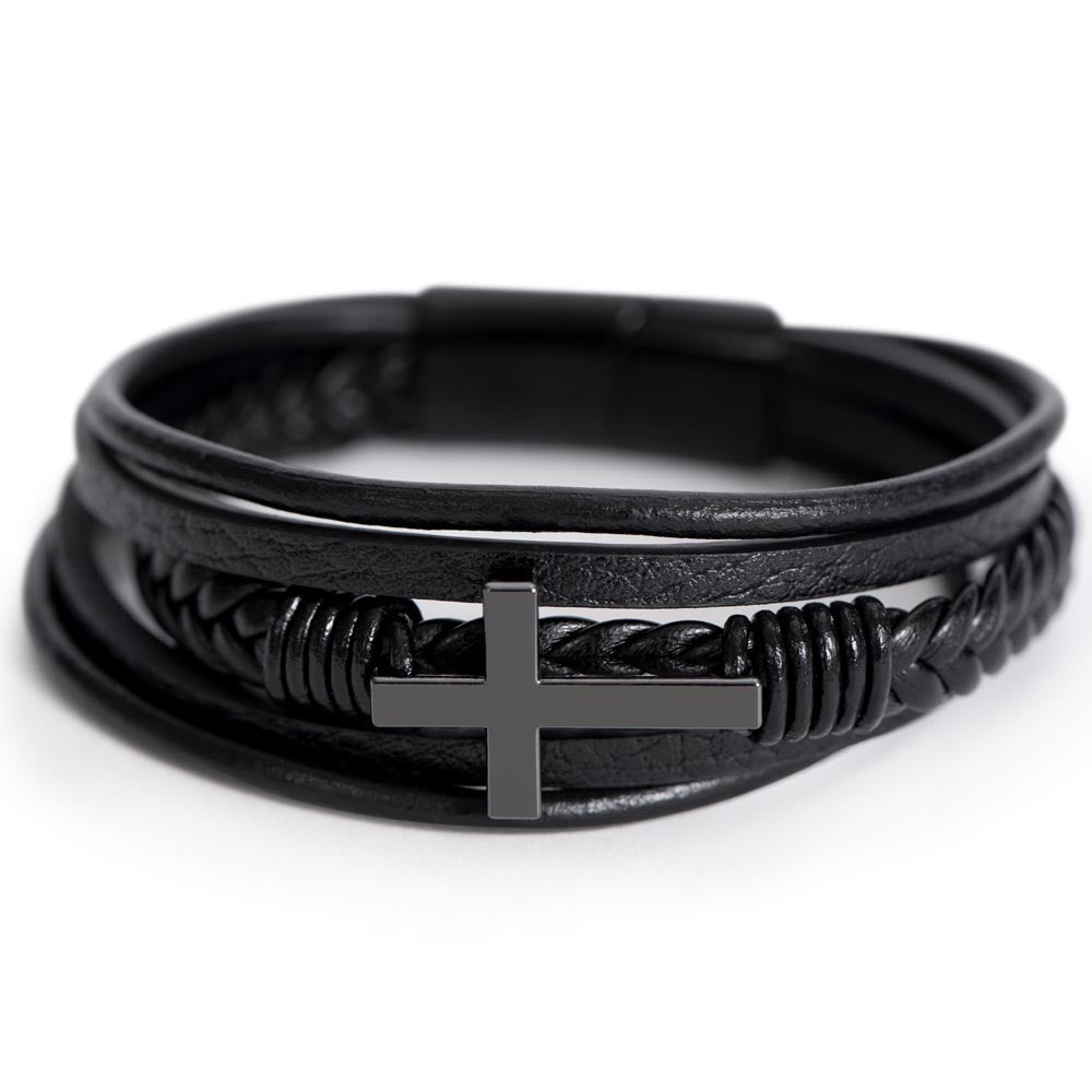 Men's Cross Bracelet