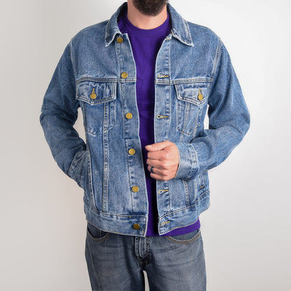 Men's DTG Denim Jacket, upload your image on back