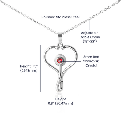 HeartScope Necklace (f/k/a Stethoscope Necklace)