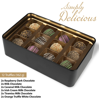 artisan chocolates, personalize the top